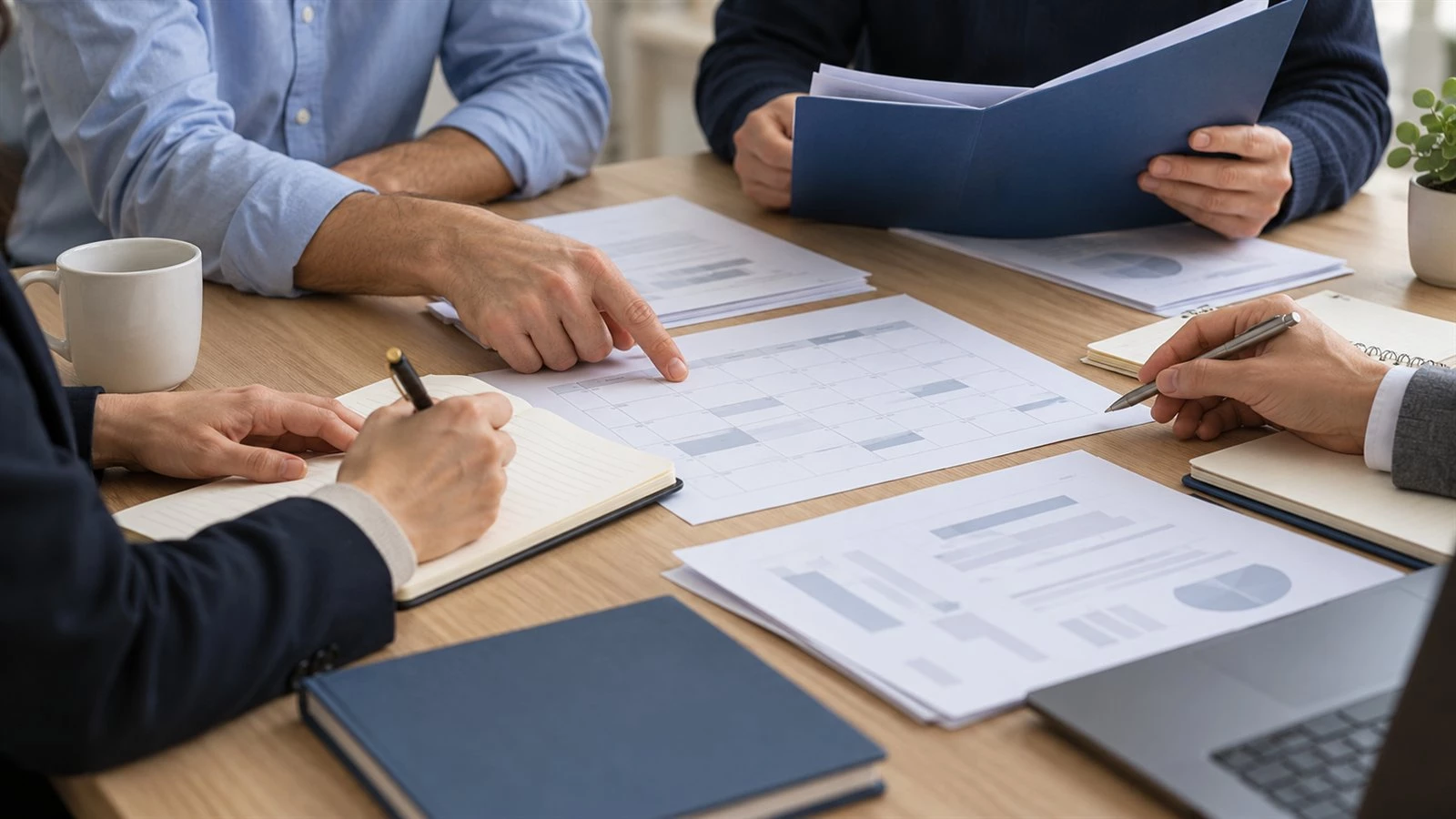 Préparation collective des documents et du calendrier de consultation du CSE lors d’un PSE